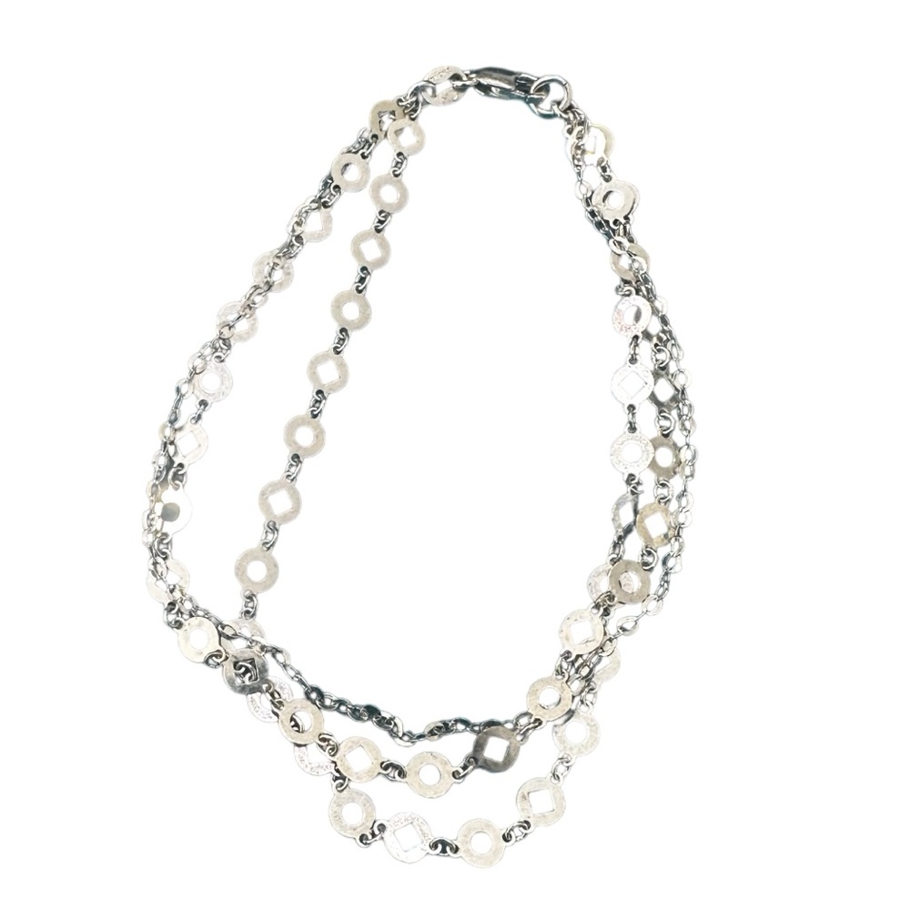 sterling silver bracelet made in Italy 925 three strand women’s fine jewelry
